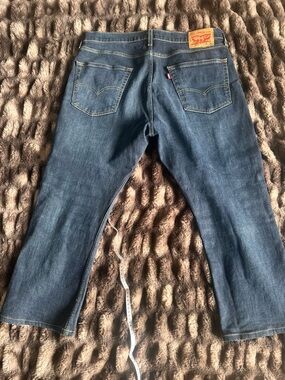 Levi’s 527 Slim Bootcut Jeans Men’s 36x27 Blue Denim Western Cowboy Low Rise